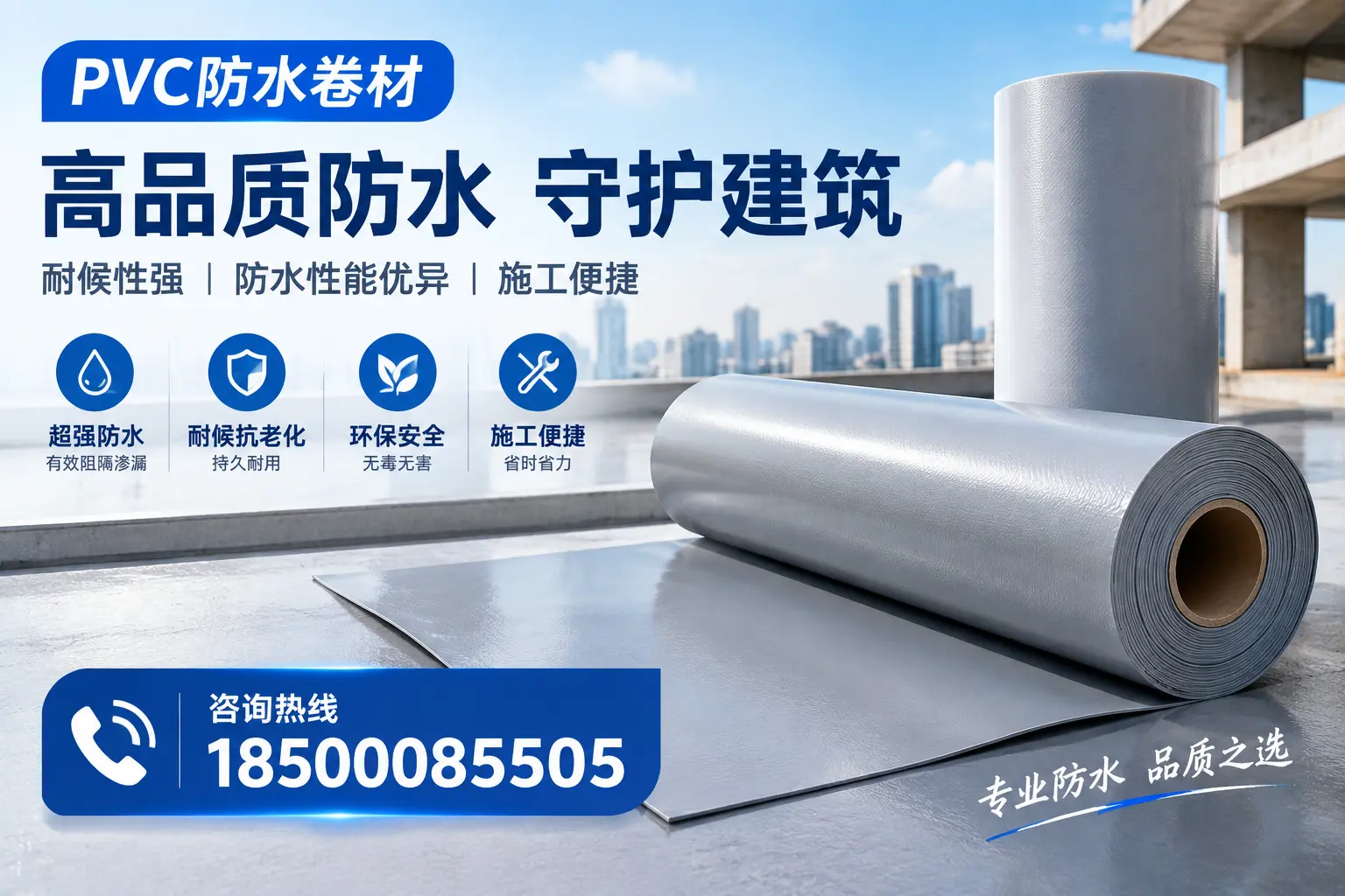 PVC防水卷材的防水效果评测，适合迪庆的科学依据